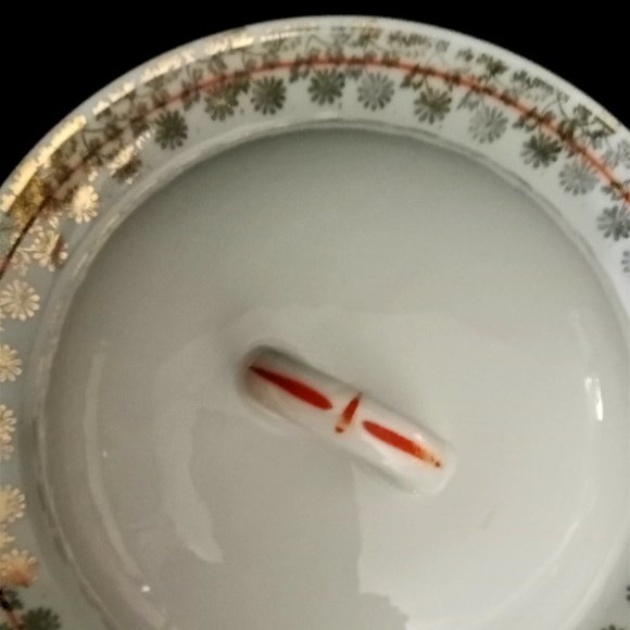 VINTAGE MADE IN GERMANY BUTTER/CHEESE COVERED DISH MARKED P K UNITY GERMANY, - Picture 3 of 4
